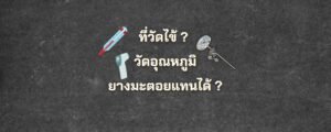 ที่วัดไข้ วัดอุณหภูมิ ยางมะตอยแทนได้