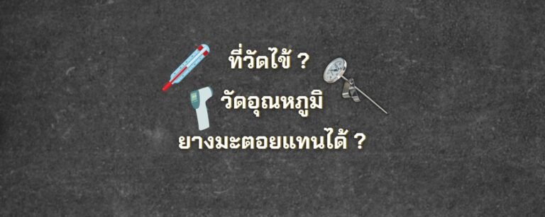 ที่วัดไข้ ใช้วัดอุณหภูมิยางมะตอยแทนได้!?