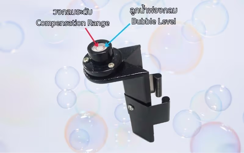 ลูกน้ำฟองกลมหัวใจของกล้องสำรวจ