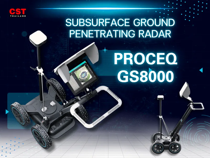 GPR: เผยโลกใต้ดินที่คุณมองไม่เห็น ด้วยเรดาร์ทะลุทะลวงพื้นดิน GS8000