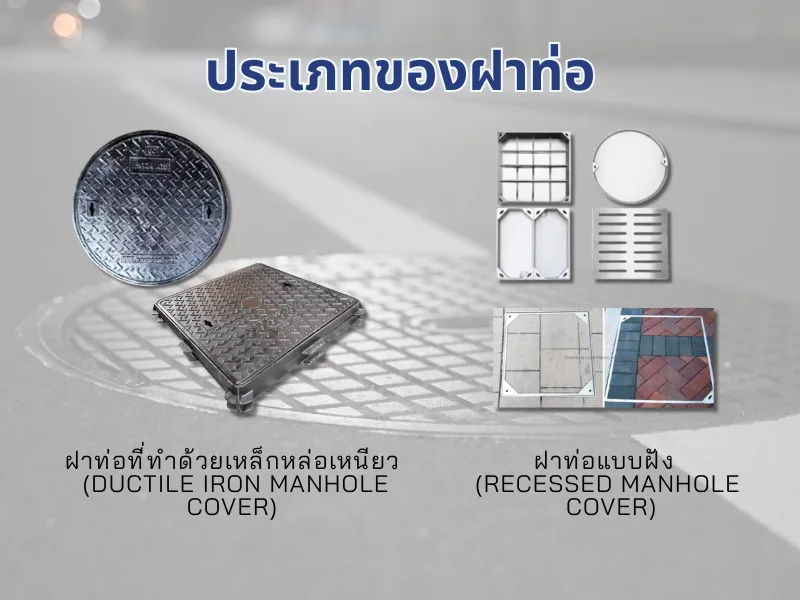ประเภทของฝาท่อ
