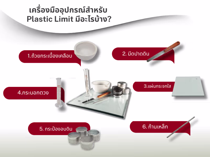 อุปกรณ์ Plastic Limit เอาให้ครบจบในเซ็ทเดียว