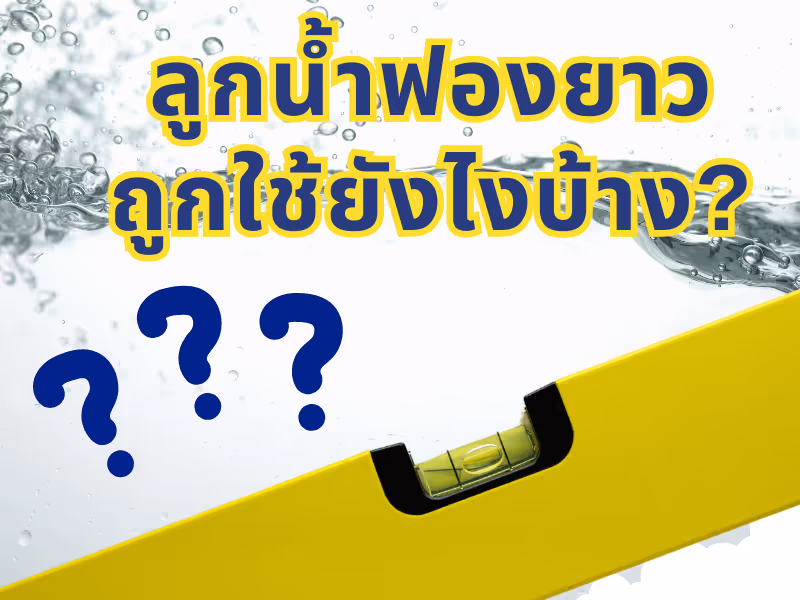 ลูกน้ำฟองยาวถูกใช้ยังไงบ้าง?